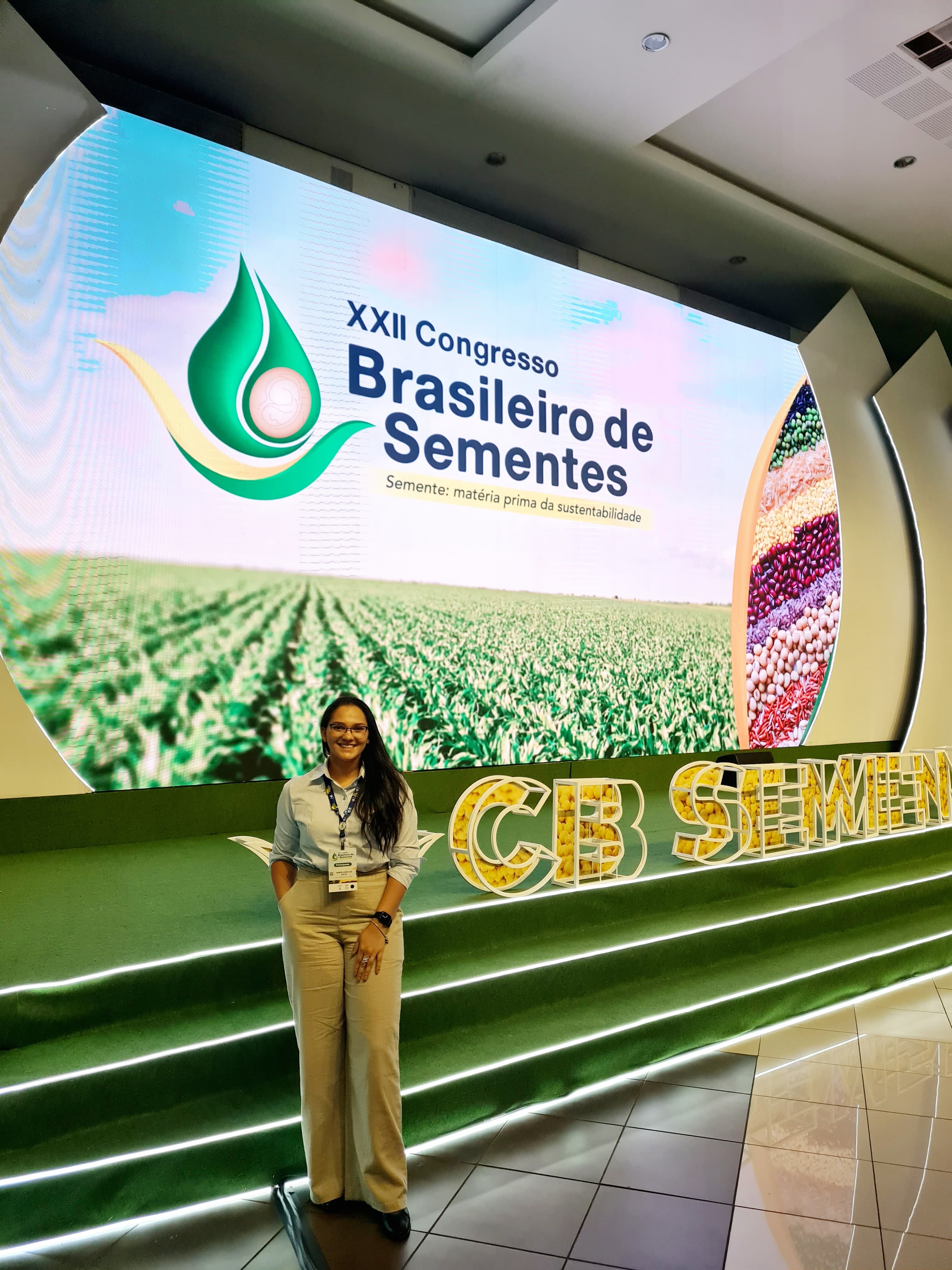 Coordenadora da Fundação Rio Verde participa do Congresso Brasileiro de Sementes no Paraná