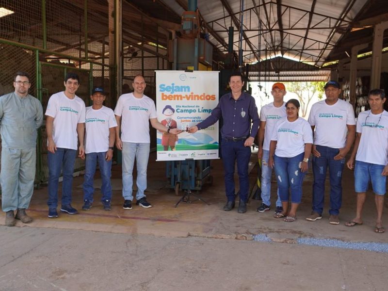 Dia do Campo Limpo será comemorado com visitação de alunos à central de embalagens