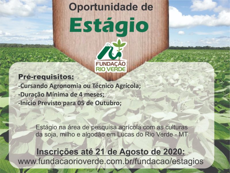 Estágio Fundação Rio Verde