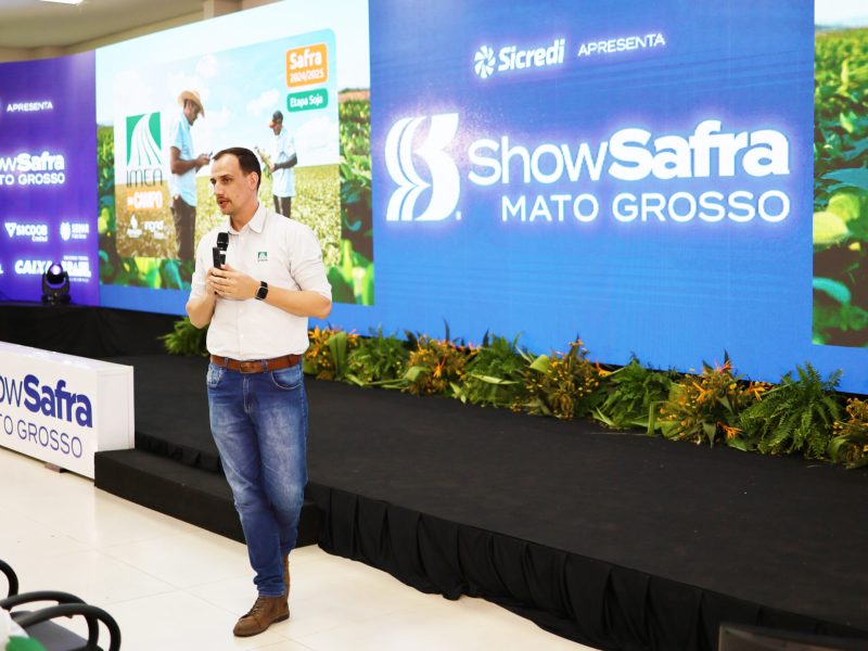 IMEA apresenta raio-x da safra de soja em palestra no Show Safra Mato Grosso