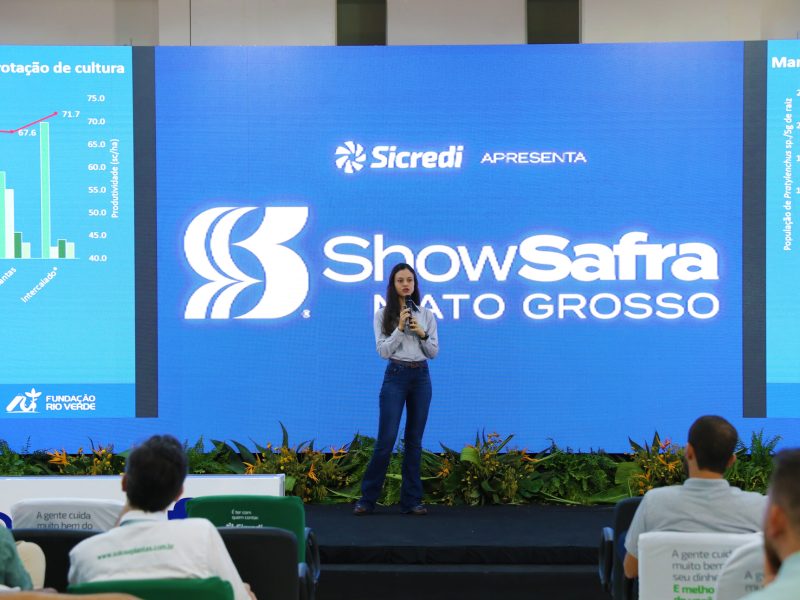 Pesquisadora da Fundação Rio Verde apresenta resultados sobre nematoides no Show Safra Mato Grosso