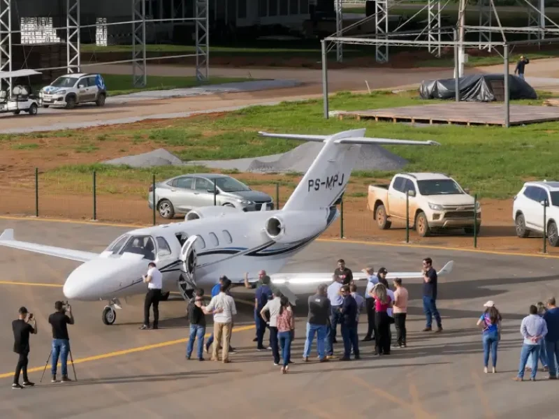 Voo inaugural marca a concretização do Show Safra Aero